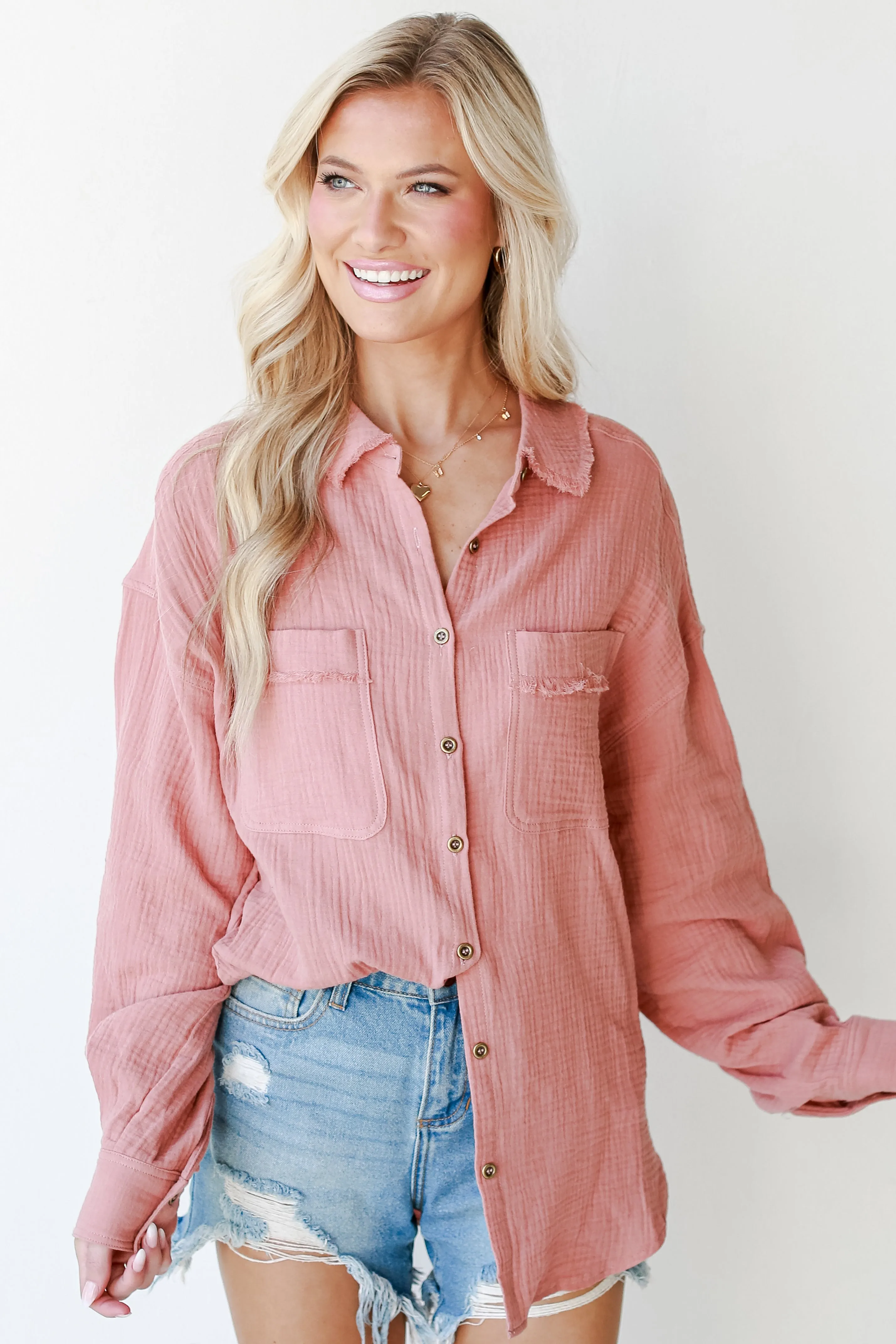 Upgrade To Chic Linen Blouse