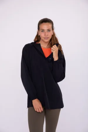Waterproof Snap Front Relaxed Pullover
